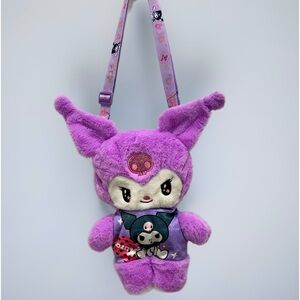 Brand New- Kuromi Mini Plush Crossbody Bag🌟🌟🌟🌟